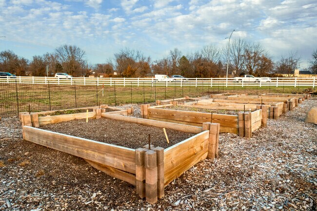 The AgAcademy includes a garden, a greenhouse and a demonstration kitchen.