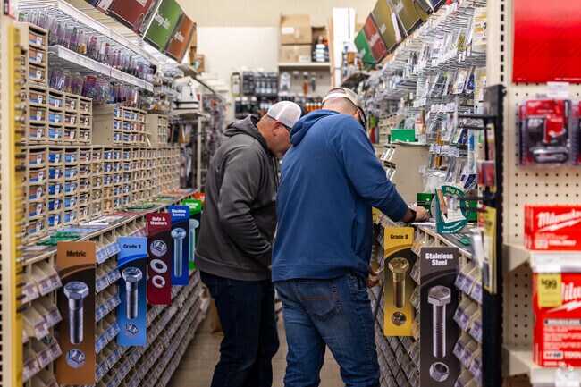 Ace Hardware is one of several large box stores throughout Goddard.