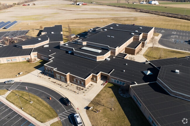 Wauseon Middle School Front Aerial - 1