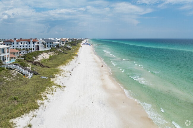 Paradise by the Sea offers a private beach for residents of Panama City Beach to enjoy to themselves.