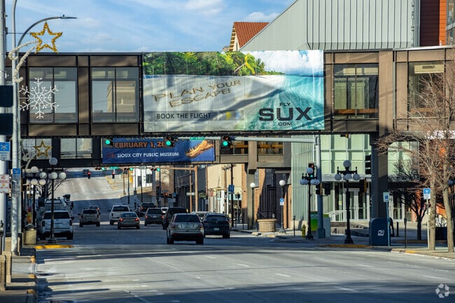 Downtown Sioux City is full of life and attractions on weekdays and weekends.