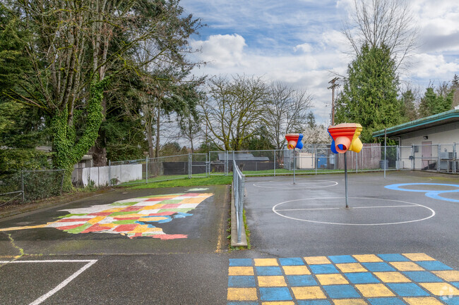 Moorlands Elementary School play area.