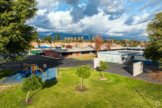 The playgrounds at Barfield Elementary School are loved by the students.