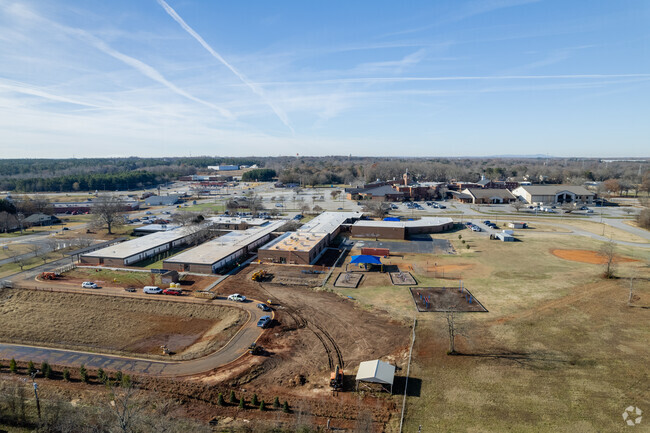 Side view if James H. Hendrix Elementary School