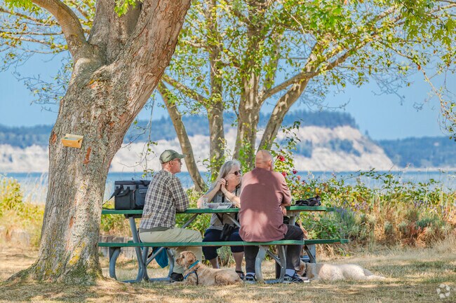 Norwegian County Park is the go-to spot for beach picnics in Hansville, Washington.