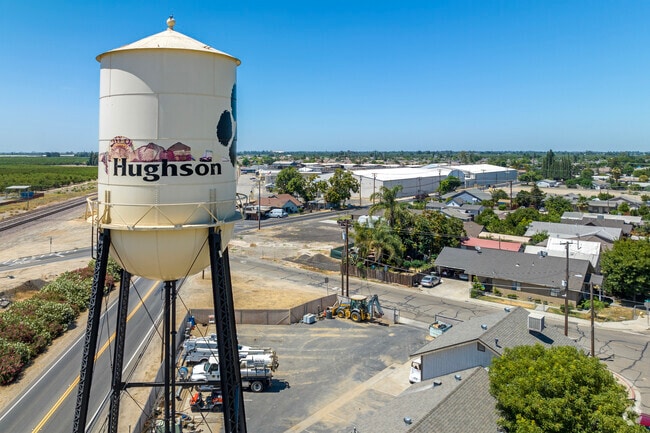 Hughson is a small community surrounded by farmland in the San Joaquin Valley.