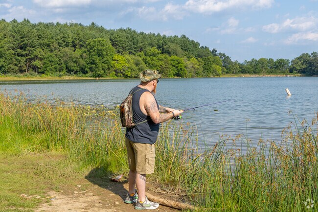 Fishers from around the area can head to Lake Shenandoah at Massanetta Springs.