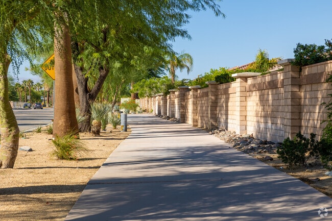 Walking trails in Sunrise Palms capture the authentic Palm Springs vibe.