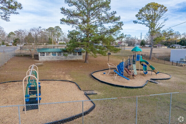 Students love the playground at North Highlands School.