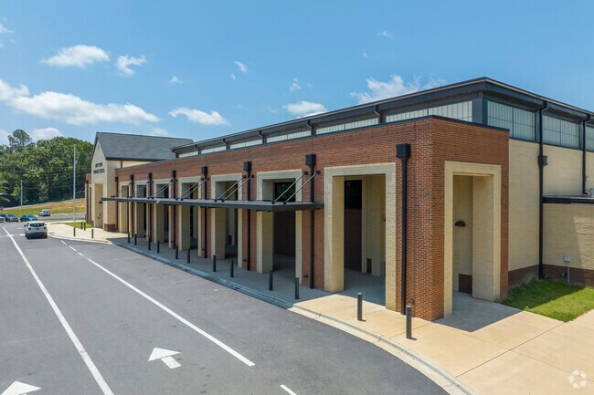 The covered awning makes for smoother drop-offs and pick-ups at Hueytown Primary School.