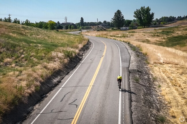Local athletes love to train in the hills of Outer Northeast Boise.