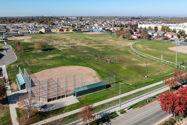 There is a baseball field at Goldenrod Elementary School in Kerman.