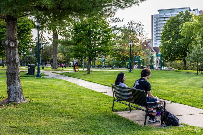 College Hill residents enjoy spending quiet time in their local neighborhood park.