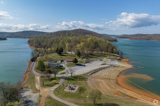 Aerial View of the Anderson County Park and Norris Lake