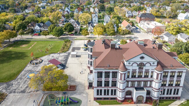 Westside Academy  is located just blocks away from Walnut Hill homes.
