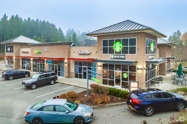 Starbucks in DuPont is the main coffee shop for early morning activities.