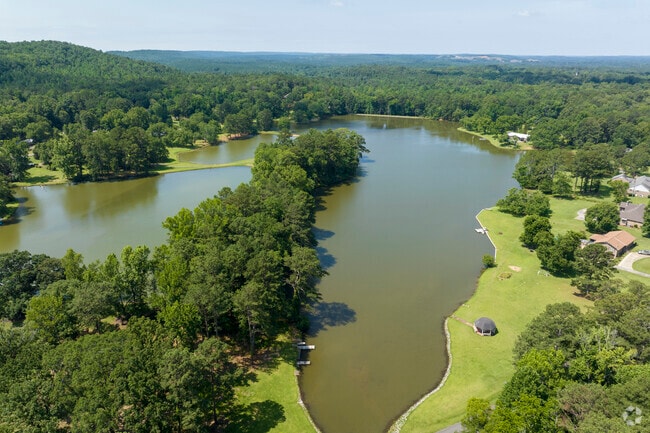 The waters of Martin Lake in Hueytown are serene and uncrowded.