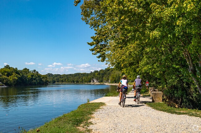 You'll never get over the views from the Big Slackwater Vista portion of the C&O canal.