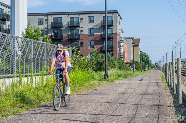 The Hiawatha Greenway runs along the rail line and through Ventura Village.