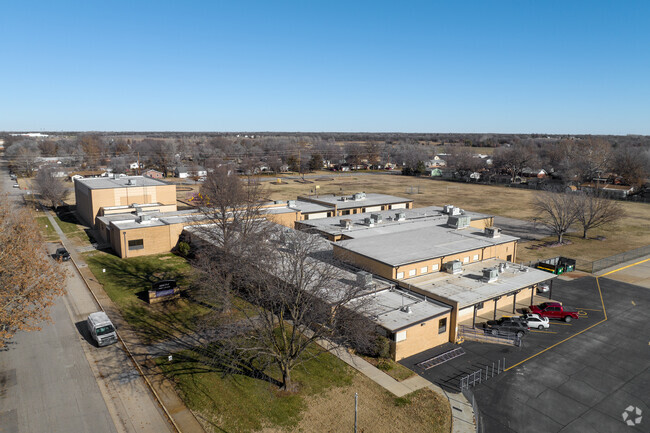 Here is an aerial view of Abilene Elementary School.