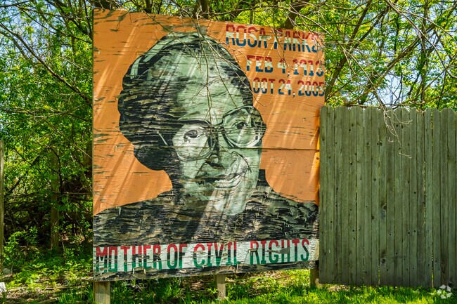 Bel-Aire Woods honors civil rights leader Rosa Parks.