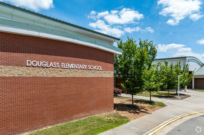 Douglass Elementary School serves almost 400 students.
