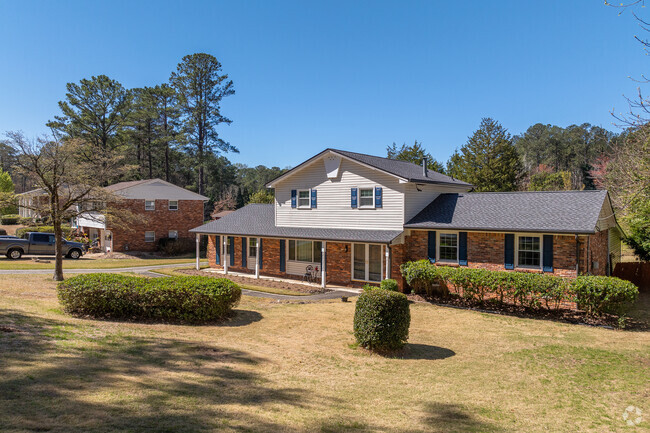 In the charming Greenbriar neighborhood, you can discover an array of split-level style ranch homes, each boasting unique architectural features that blend traditional elegance with modern convenience.