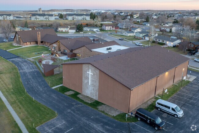 Hallways at St. Paul’s Lutheran School feature student achievements and school spirit in Rapid City.