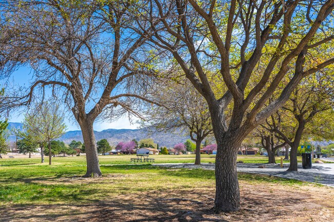 Enjoy the shade and great mountain views at Ross Enchanted Park.