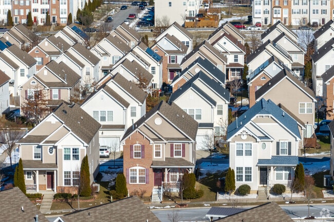Residential plots make up inland Middle River.