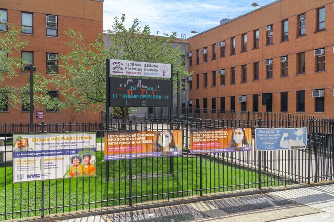 I.S 313 School Of Leadership Development provides education in the neighborhood of 
Claremont.