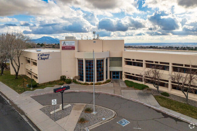 Calvary Christian front entrance.