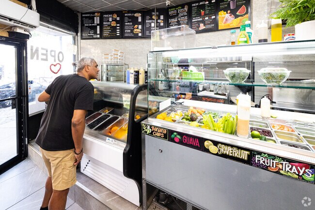 Juicy World is a popular juice bar in Hunts Point.