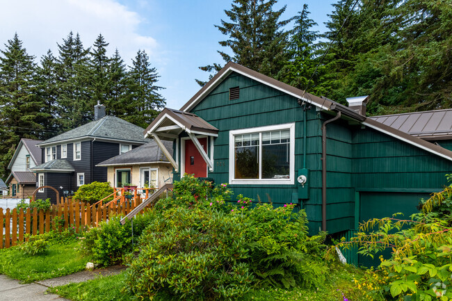 Homes in Downtown Juneau often feature early 1900s architecture and charming historic details.
