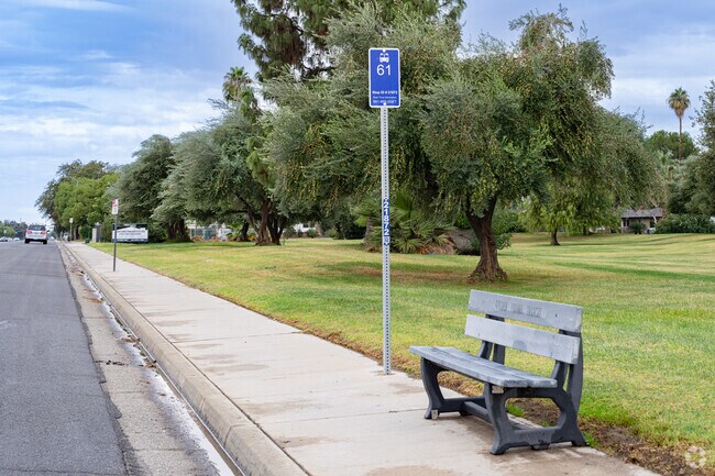 Residents of Olive Drive Area can catch the Golden Empire Transit at several bus stops.