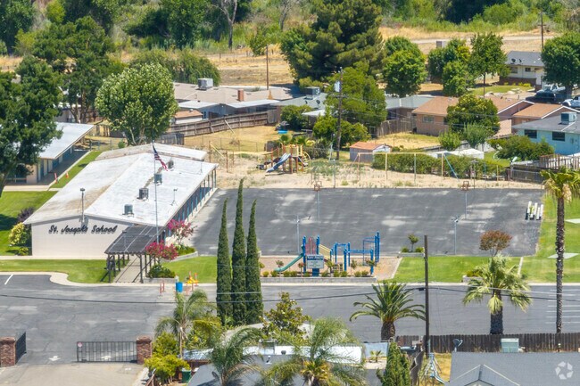 The playground at St. Joseph School in Firebaugh.