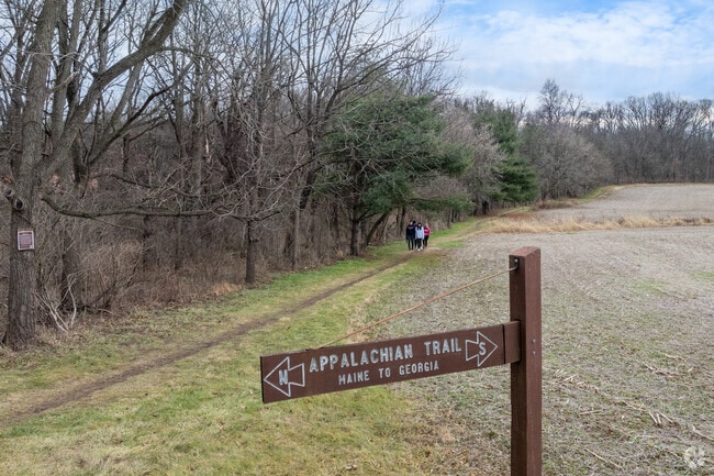 The Appalachian National Scenic Trail  traverses along the outskirts of Carlisle.