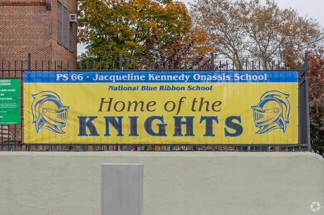 PS 66 68% of students at PS 66 scored at or above the proficient level for math.