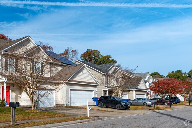 Several neighborhoods in Oceana feature sidewalks and a real community feel.