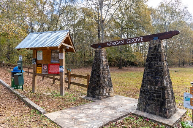 Fayetteville's Morgan Grove Nature Area Park has 60 acres with walking trails and open spaces.