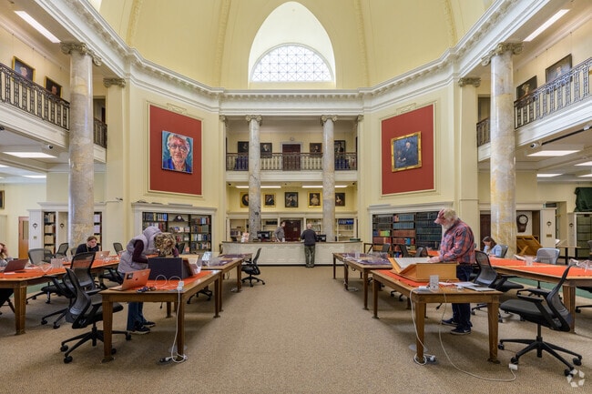 The American Antiquarian Society is both a learned society and a national research library in Newton Square.
