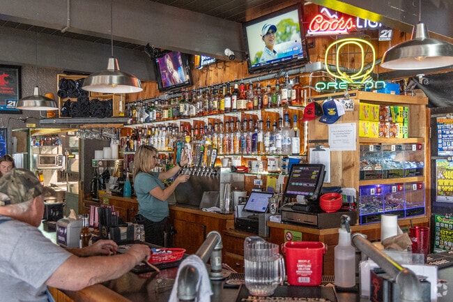 The Triangle Tavern is favorite gathering spot near Cascade-City View