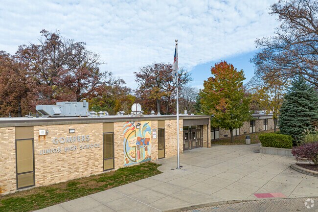 Gompers Junior High School offers a variety of honors courses in Northeast Joliet.