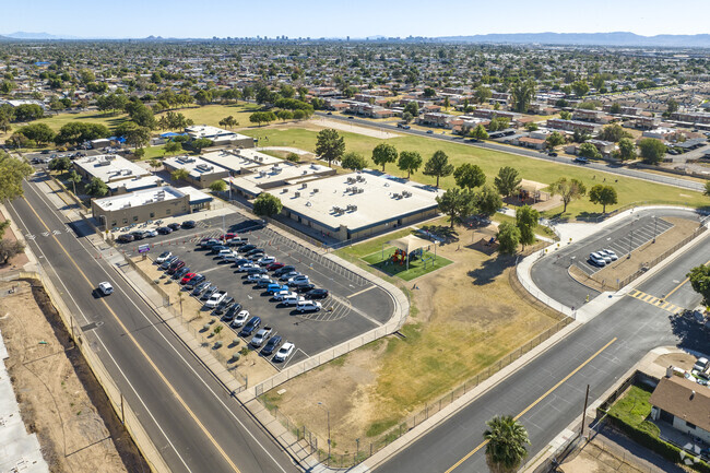 Burton Elementary School is centrally located within Glendale.
