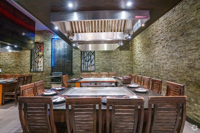 Reserve time with family and friends for a special Hibachi dinner at the Tulip Lounge.