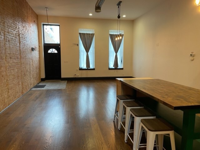 Island and Living Area