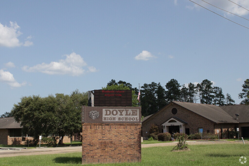 Front of Doyle High School in Livingston Parish, Livingston LA