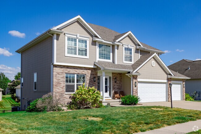 Many of Windsor Ridge's new traditional homes are larger, two story builds.