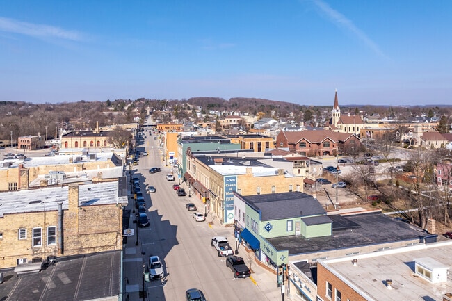 Plymouth's downtown has a small town feel with plenty of local businesses.