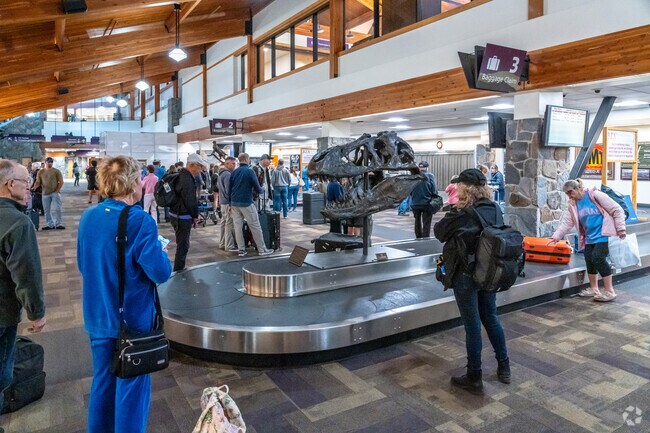 The Bozeman Yellowstone International Airport is a short drive from North Bozeman.